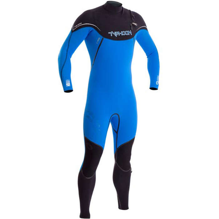 2023 Typhoon Kona 3/2mm GBS Chest Zip Wetsuit ELECTRIC BLUE 250701